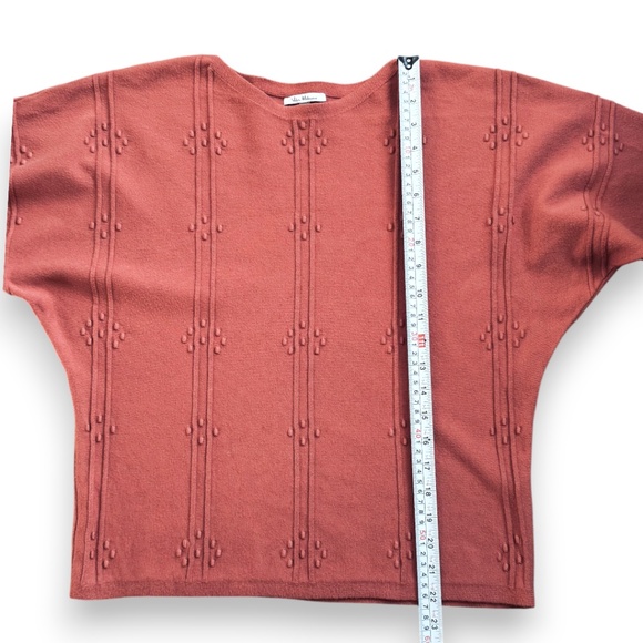 Vila Milano Coral Textured Knit Sweater Size M - Picture 9 of 9